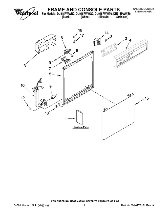 Diagram for DU915PWWB0