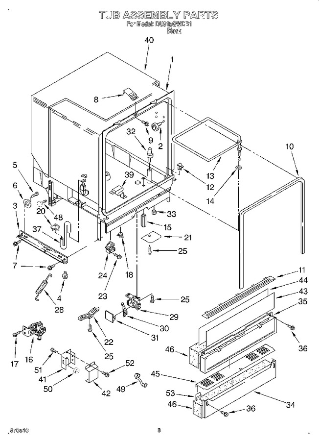 Diagram for DU915QWDB1