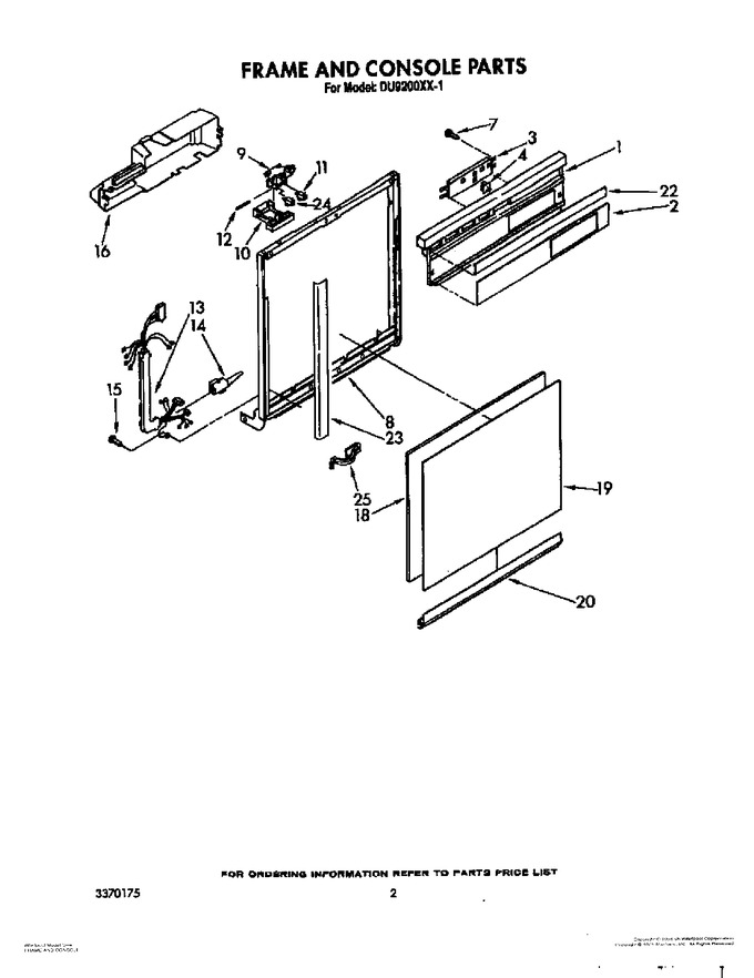 Diagram for DU9200XX1