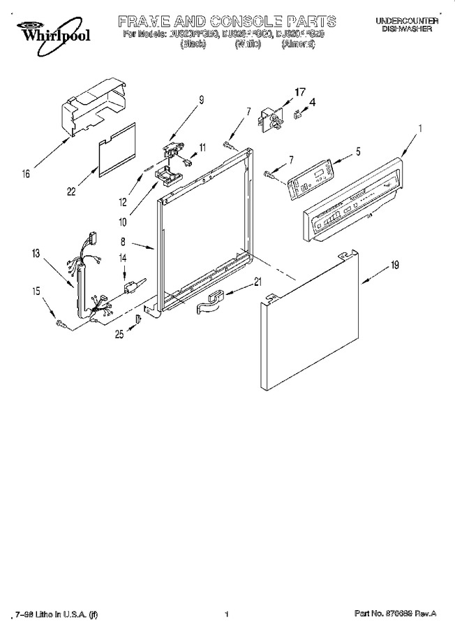 Diagram for DU920PFGZ0