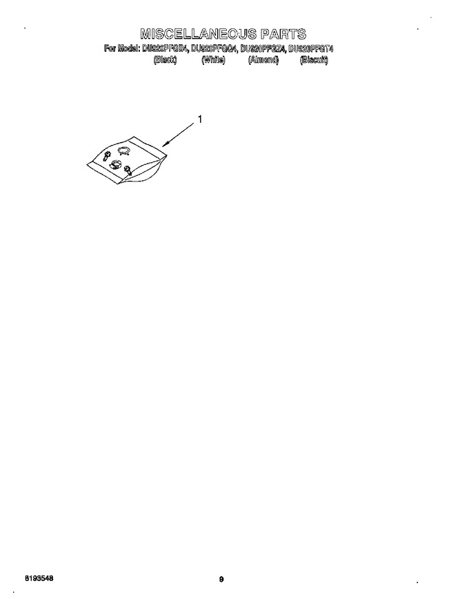 Diagram for DU920PFGB4