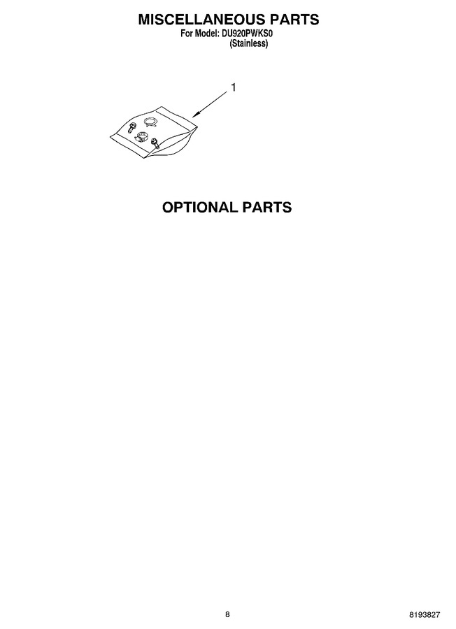 Diagram for DU920PWKS0