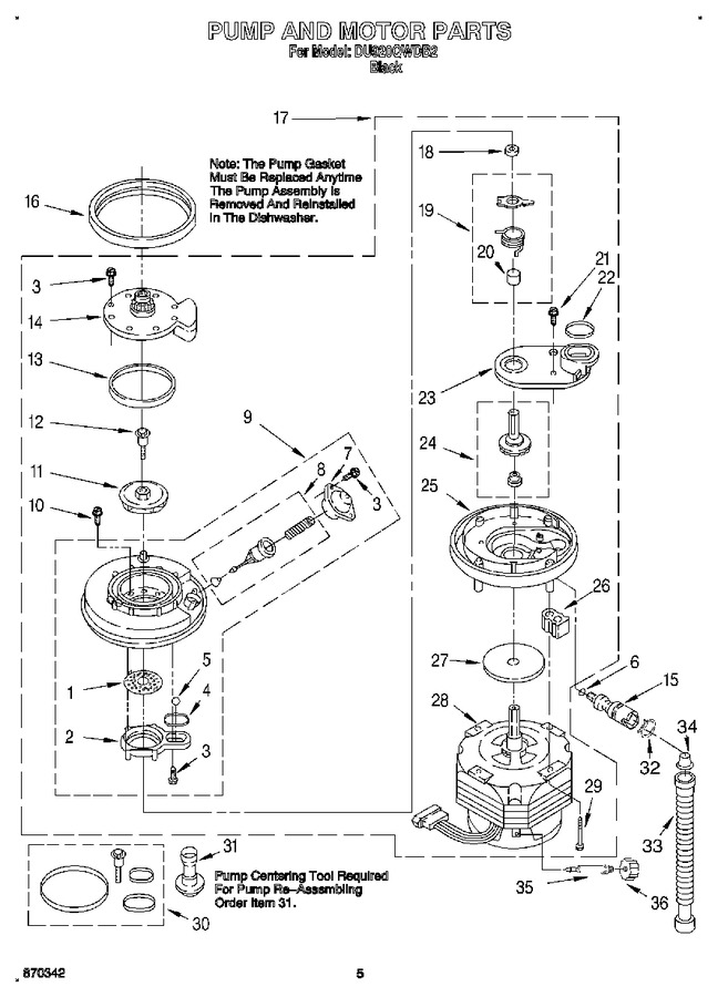 Diagram for DU920QWDB2
