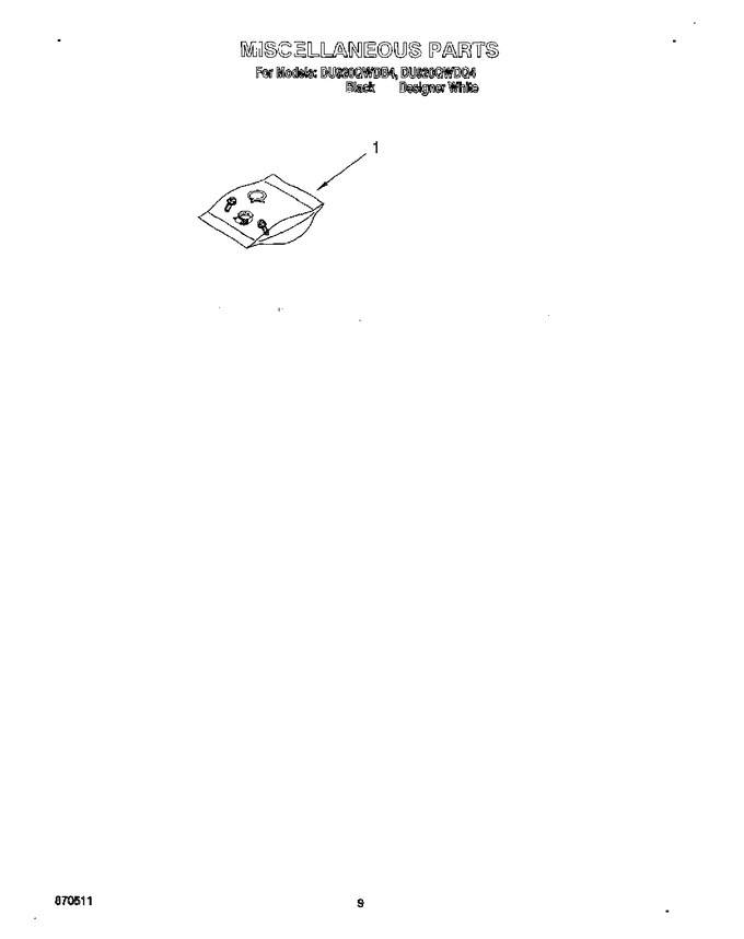 Diagram for DU920QWDQ4