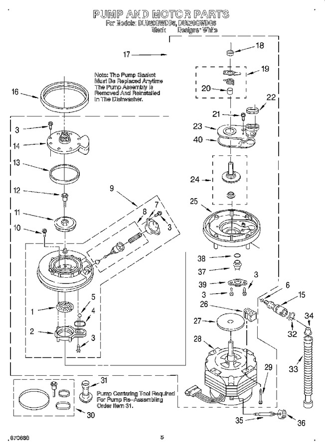 Diagram for DU920QWDB6