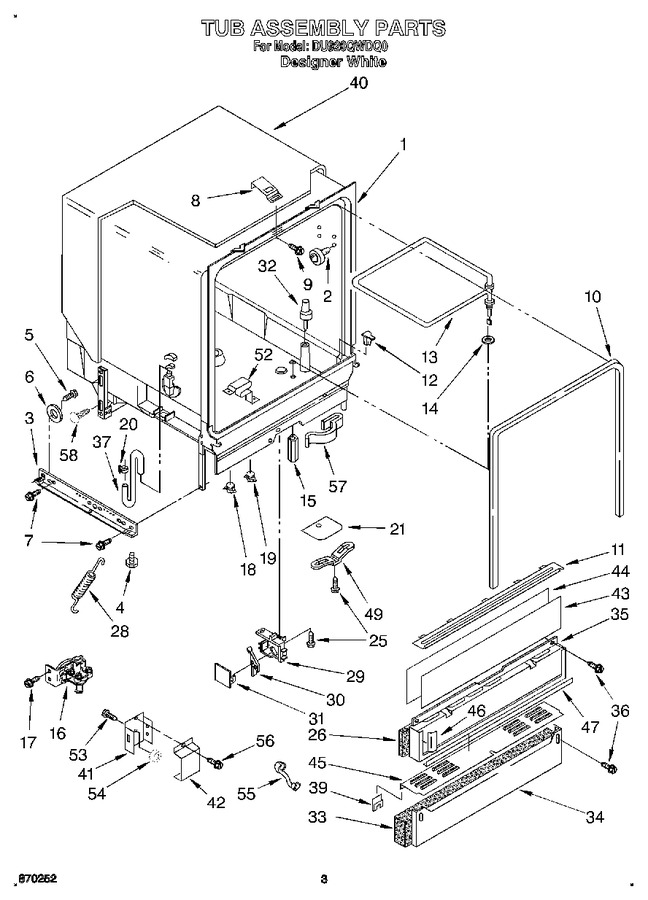 Diagram for DU920QWDQ0