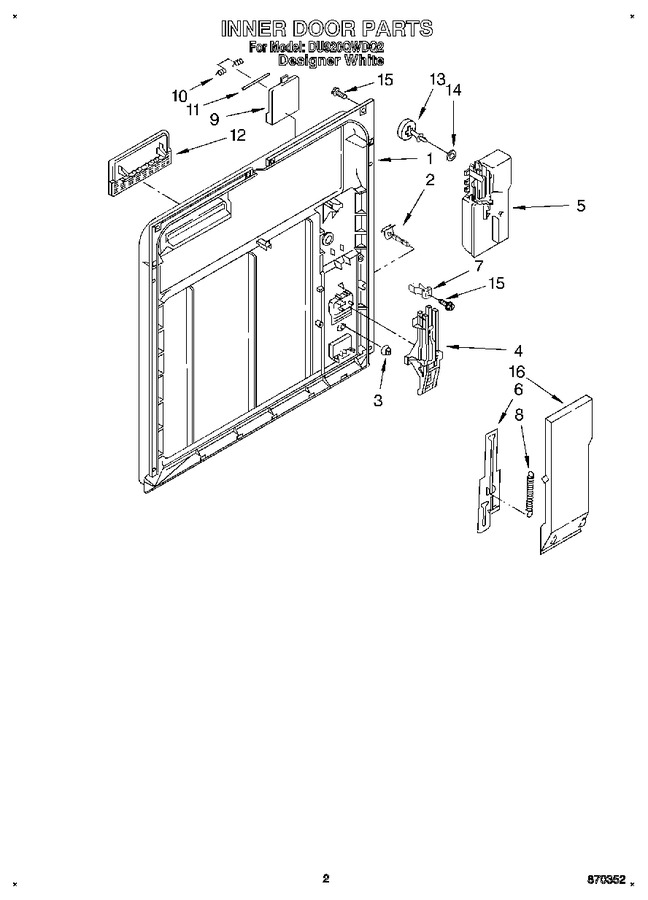 Diagram for DU920QWDQ2