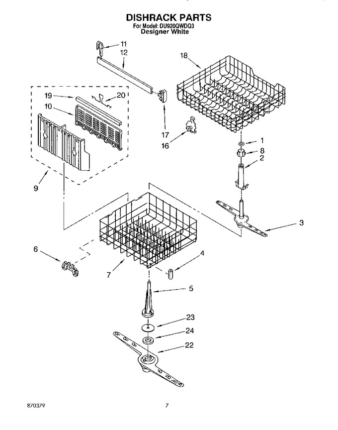Diagram for DU920QWDQ3