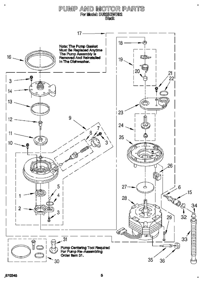 Diagram for DU925QWDB2