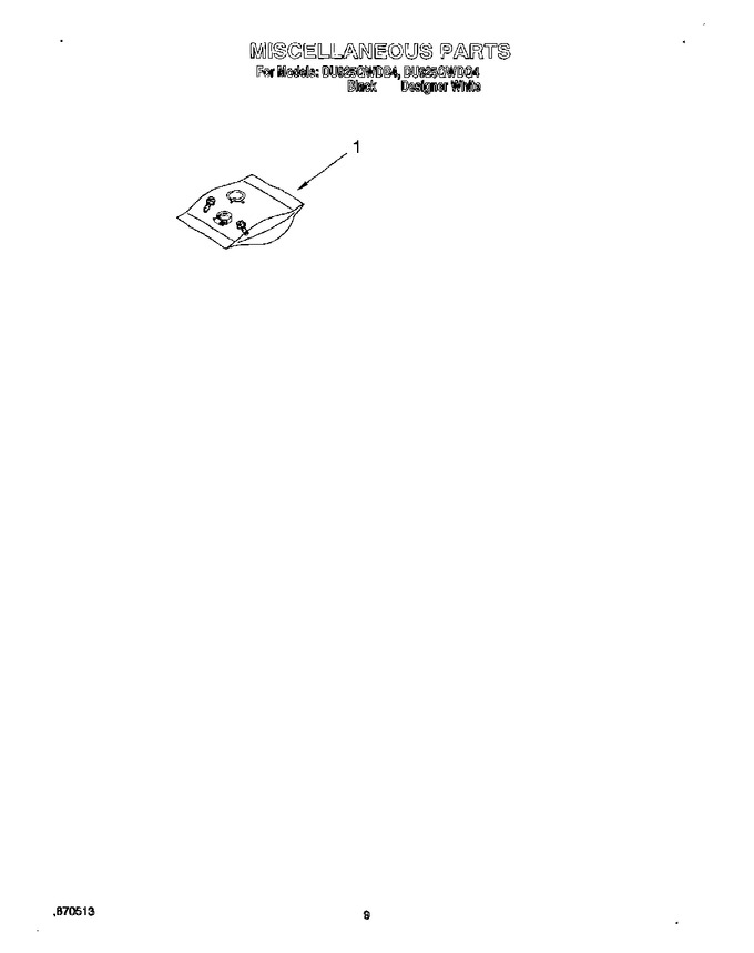 Diagram for DU925QWDQ4