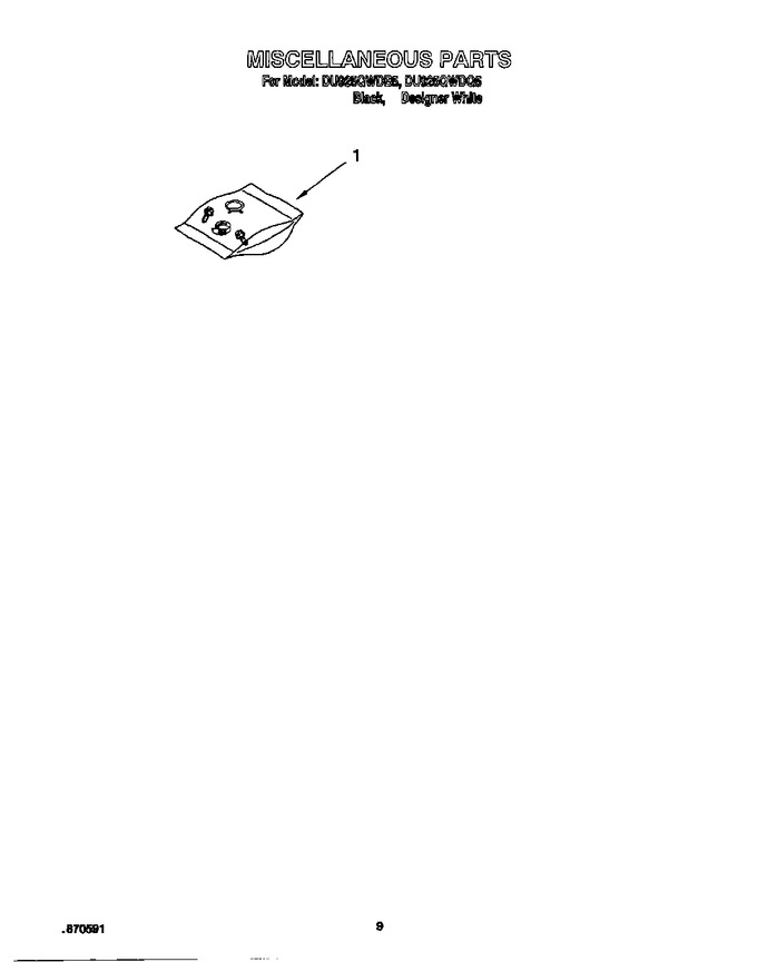 Diagram for DU925QWDQ5