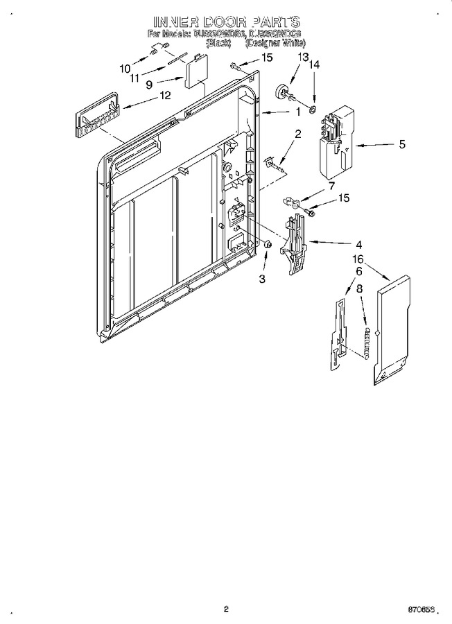 Diagram for DU925QWDB6
