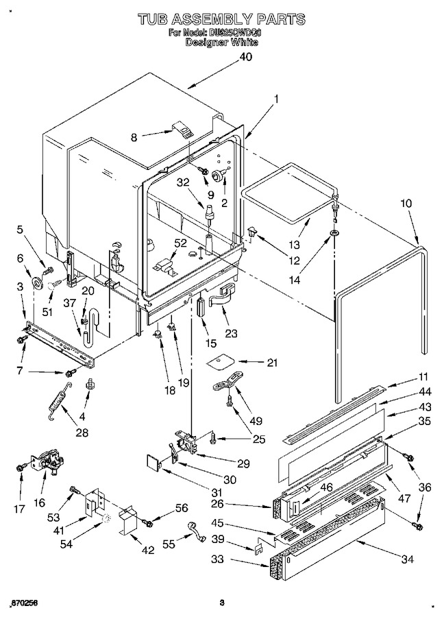 Diagram for DU925QWDQ0