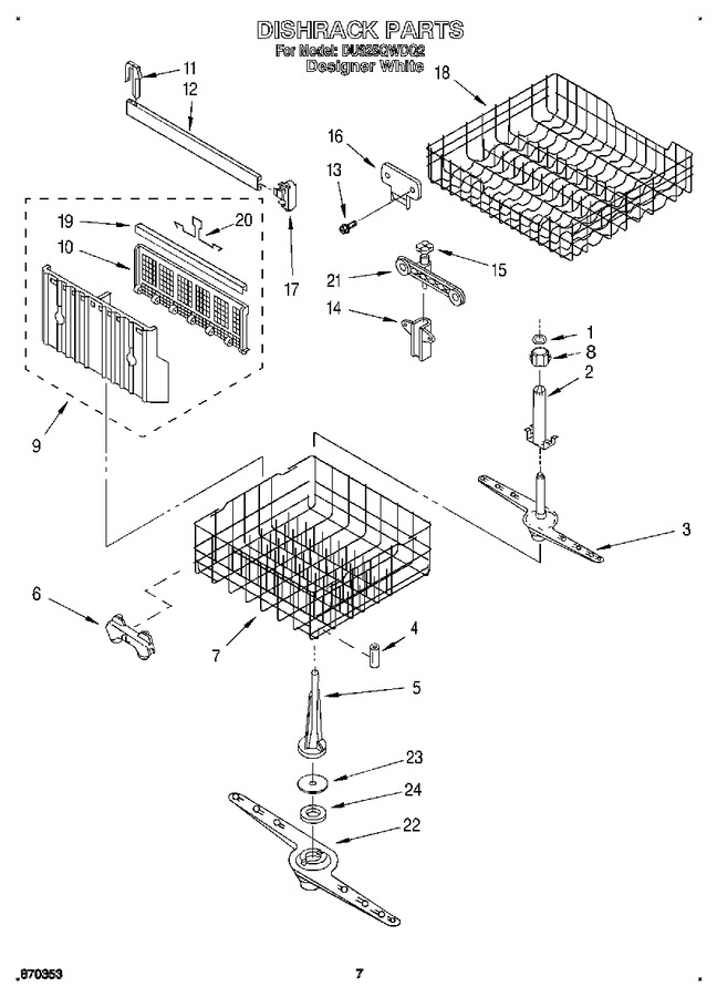 Diagram for DU925QWDQ2