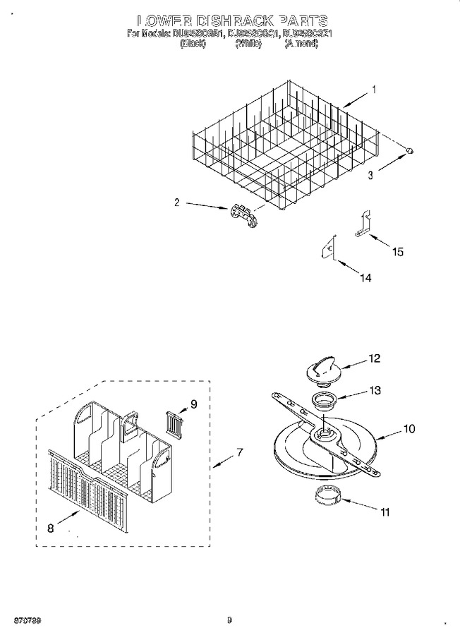 Diagram for DU925SCGB1