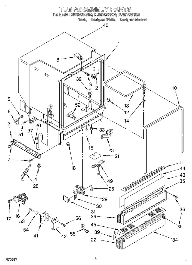 Diagram for DU927QWDZ0