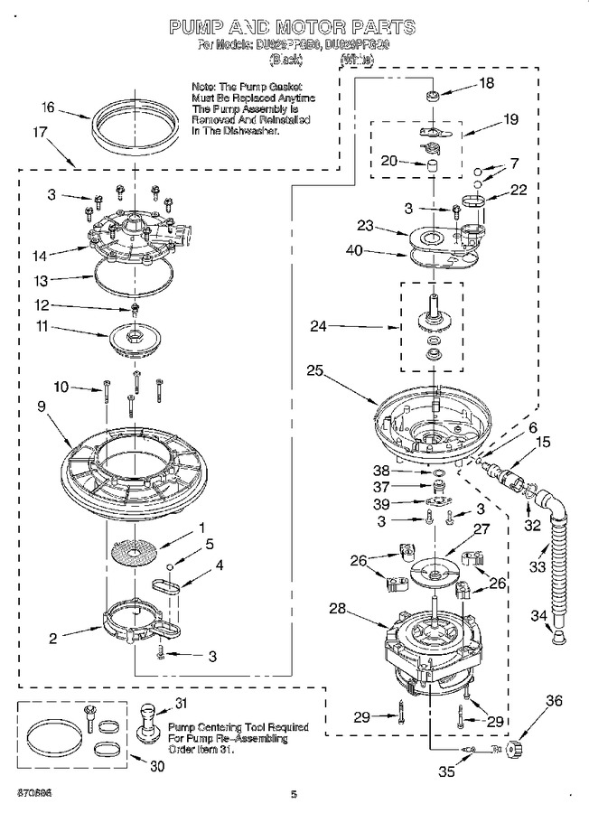 Diagram for DU929PFGB0
