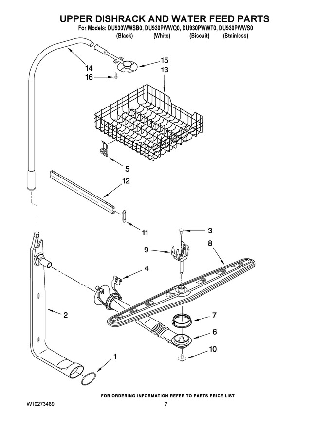 Diagram for DU930PWWT0