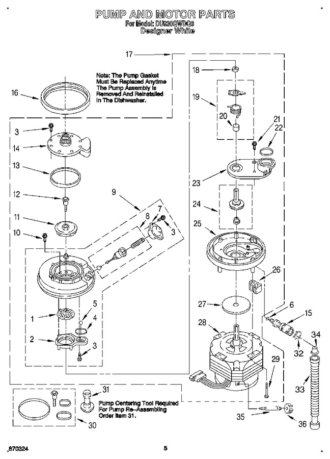 Diagram for DU930QWDQ0