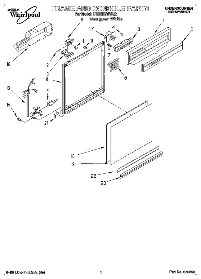 Diagram for DU930QWDQ2