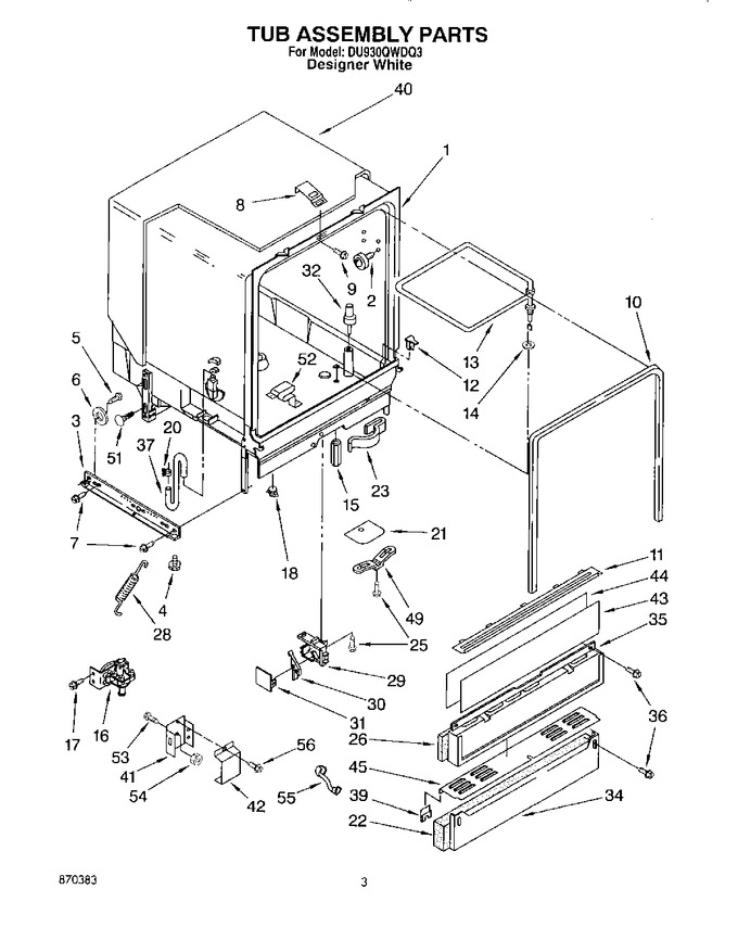 Diagram for DU930QWDQ3
