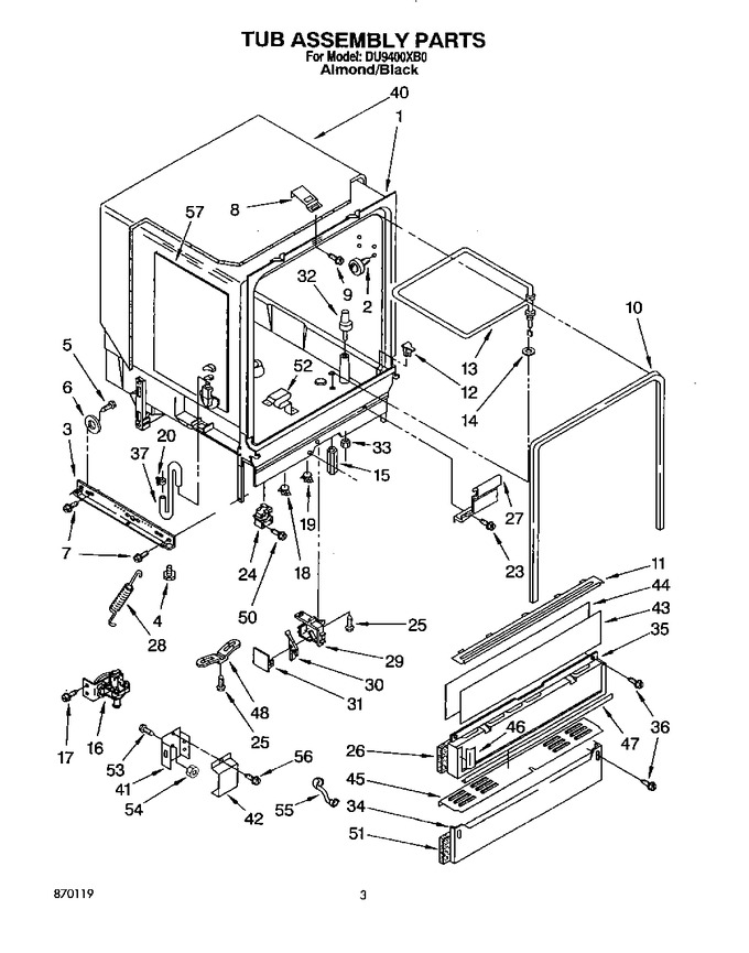 Diagram for DU9400XB0