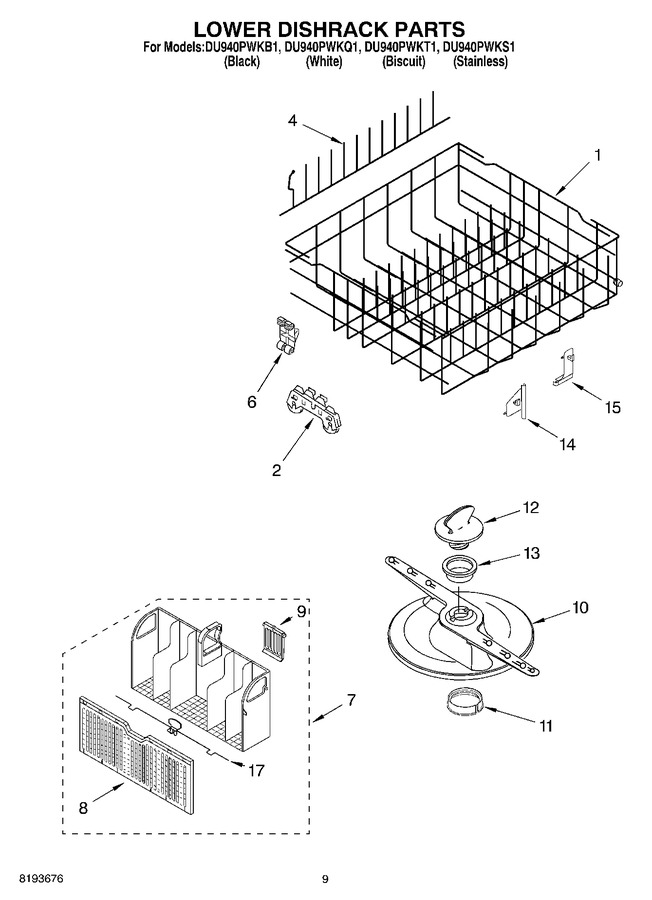 Diagram for DU940PWKT1