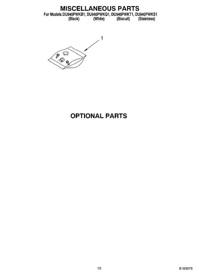 Diagram for DU940PWKB1