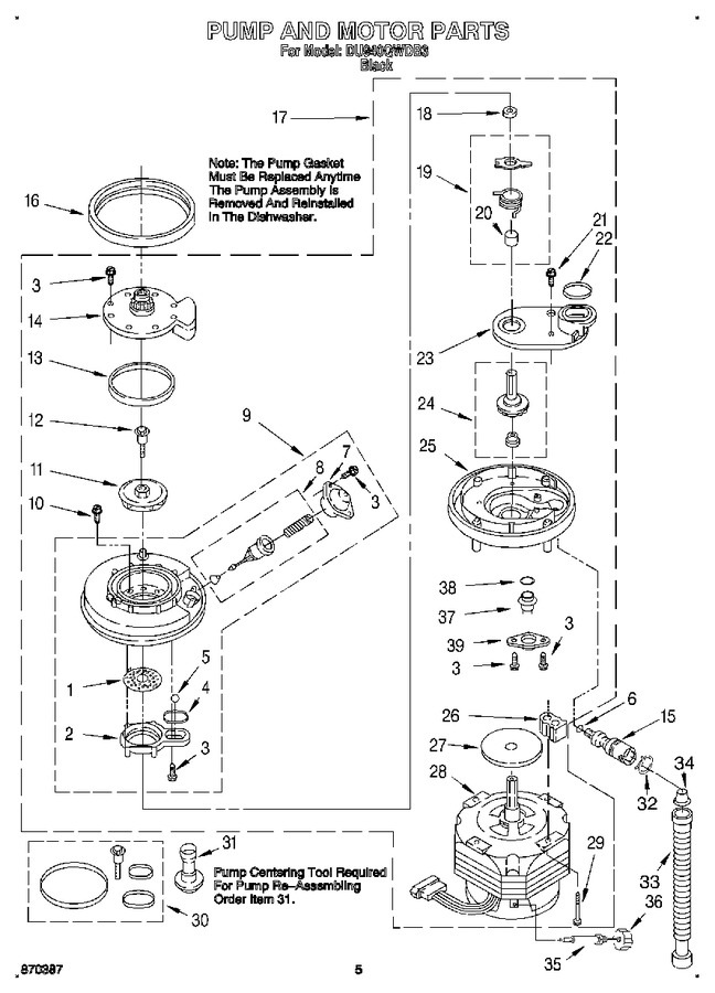Diagram for DU940QWDB3