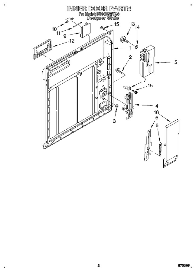 Diagram for DU940QWDQ3