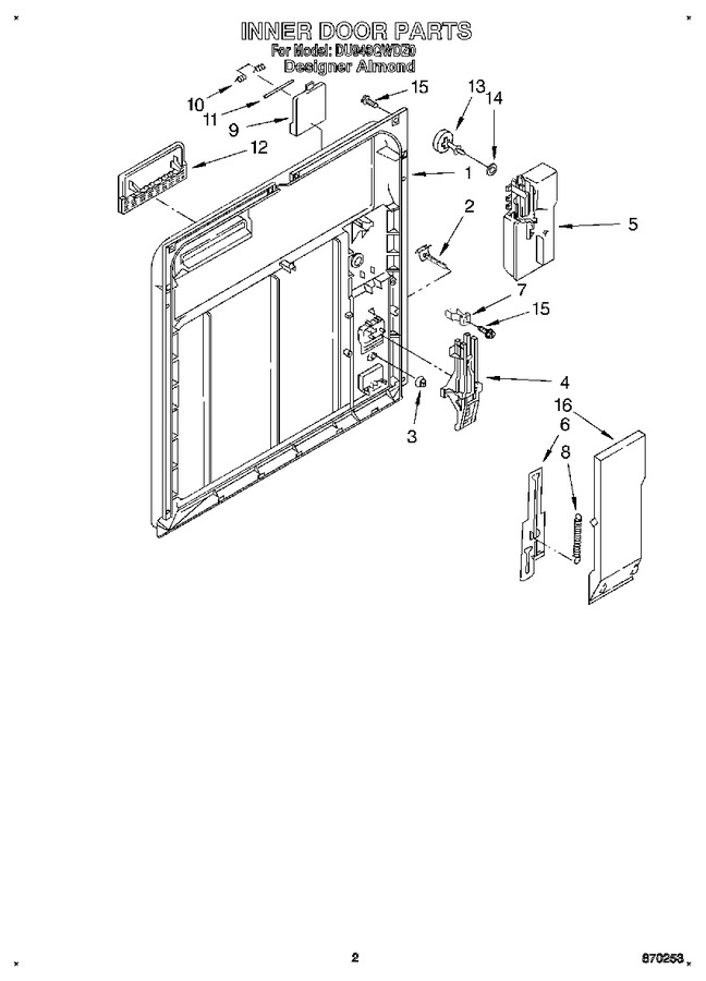 Diagram for DU940QWDZ0