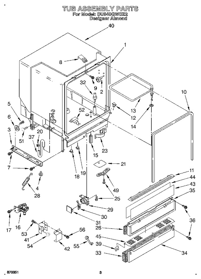 Diagram for DU940QWDZ2