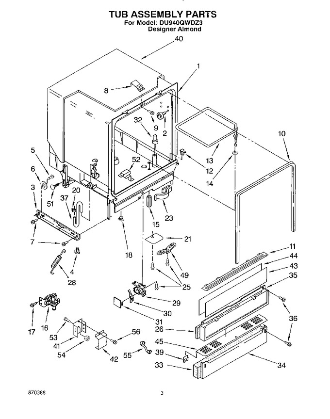 Diagram for DU940QWDZ3
