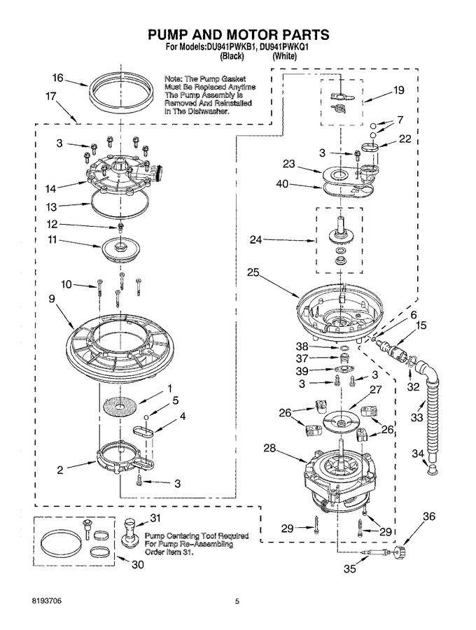 Diagram for DU941PWKQ1