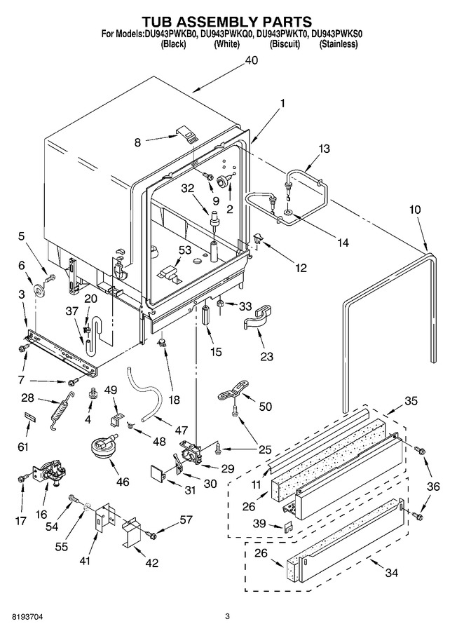 Diagram for DU943PWKB0
