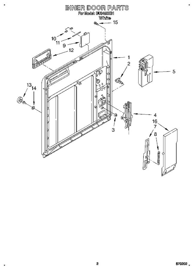 Diagram for DU9450XB1