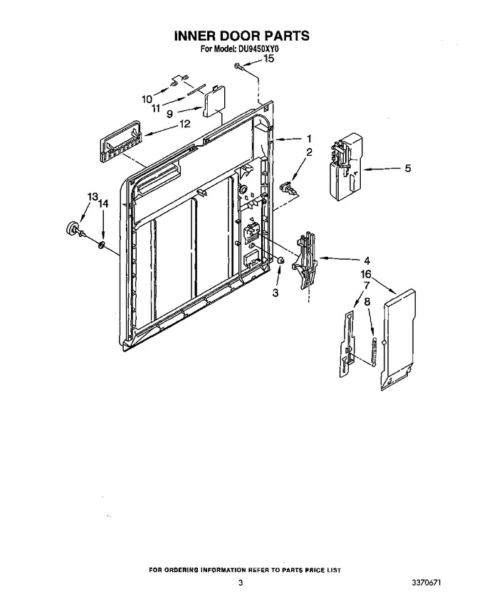 Diagram for DU9450XY0