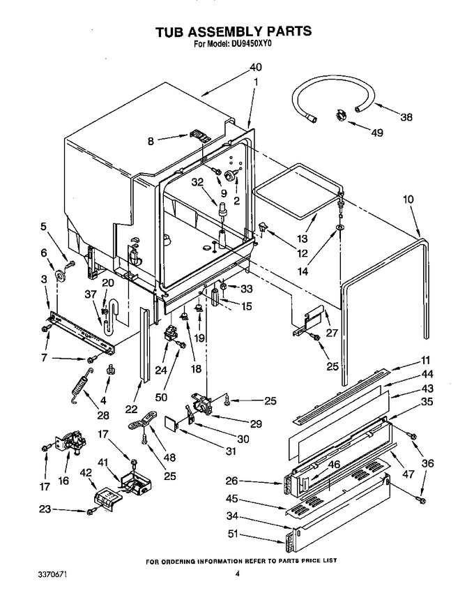 Diagram for DU9450XY0