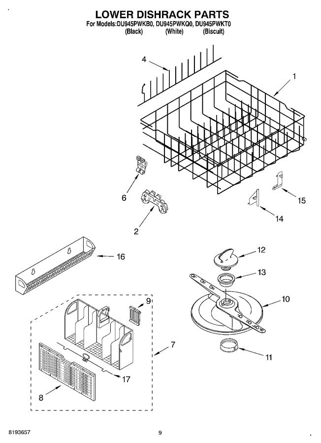 Diagram for DU945PWKT0