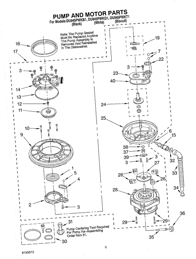 Diagram for DU945PWKB1