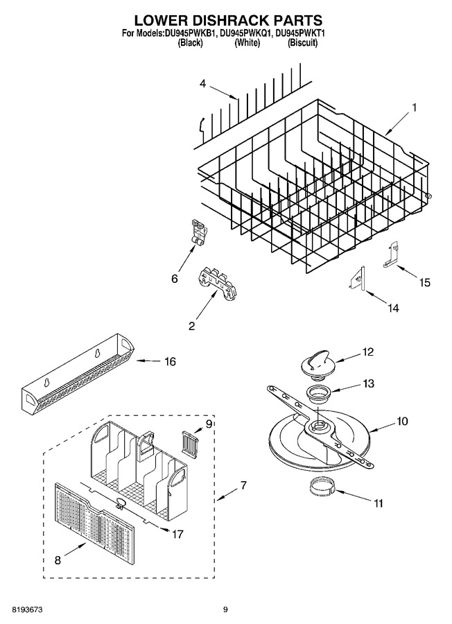 Diagram for DU945PWKT1