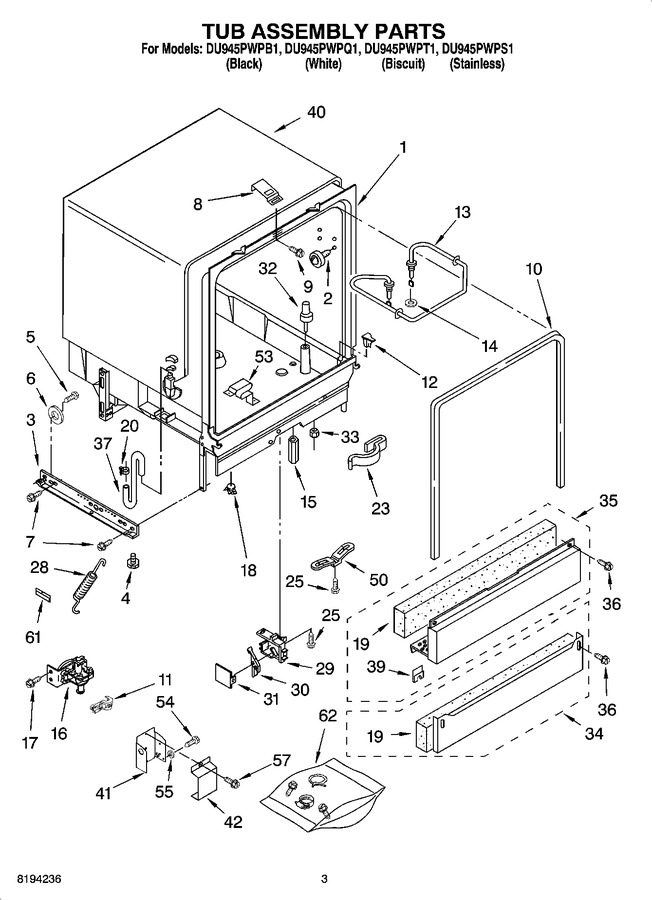Diagram for DU945PWPB1