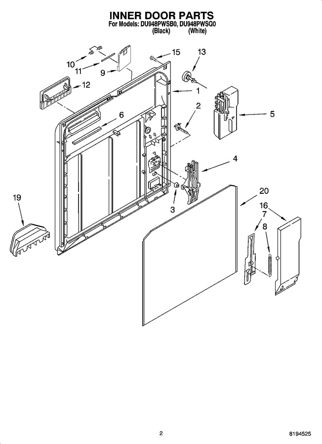 Diagram for DU948PWSQ0