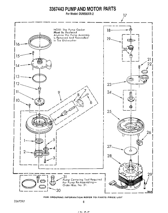 Diagram for DU9500XR2