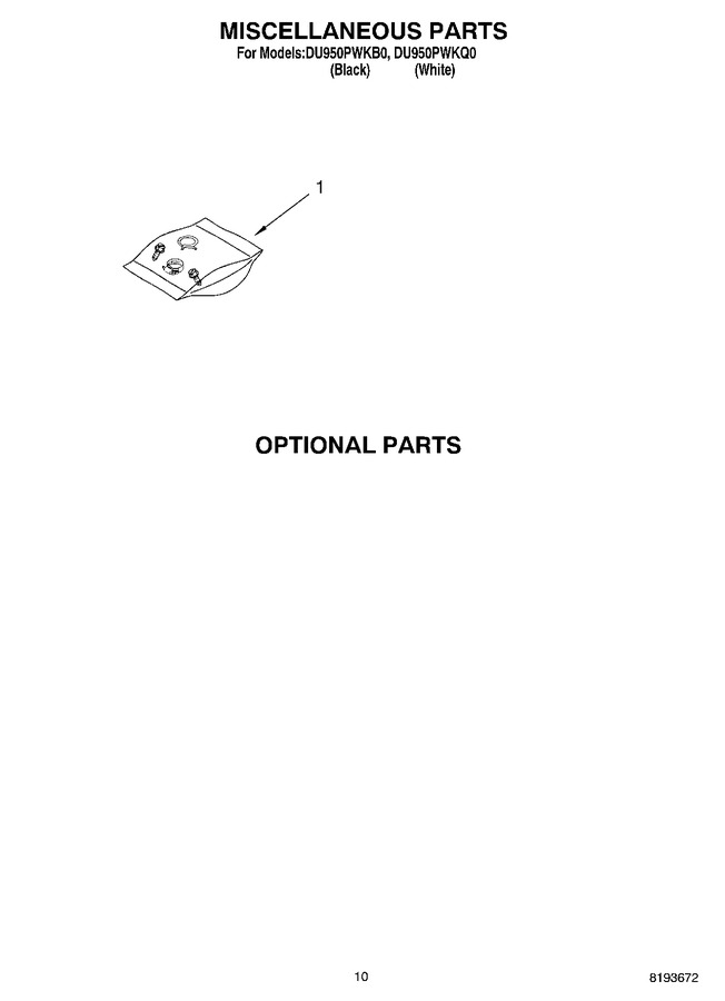 Diagram for DU950PWKB0
