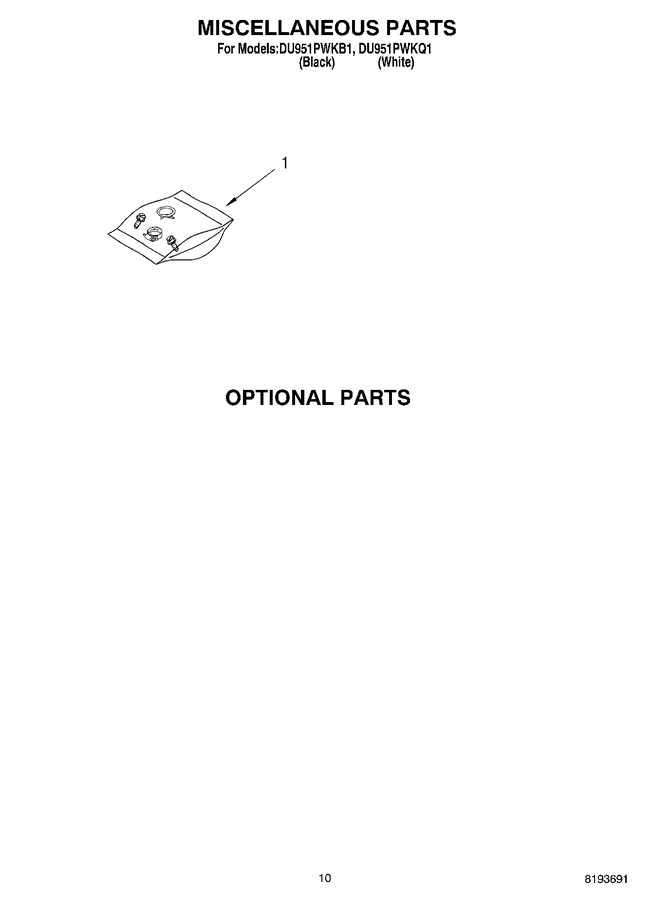 Diagram for DU951PWKQ1