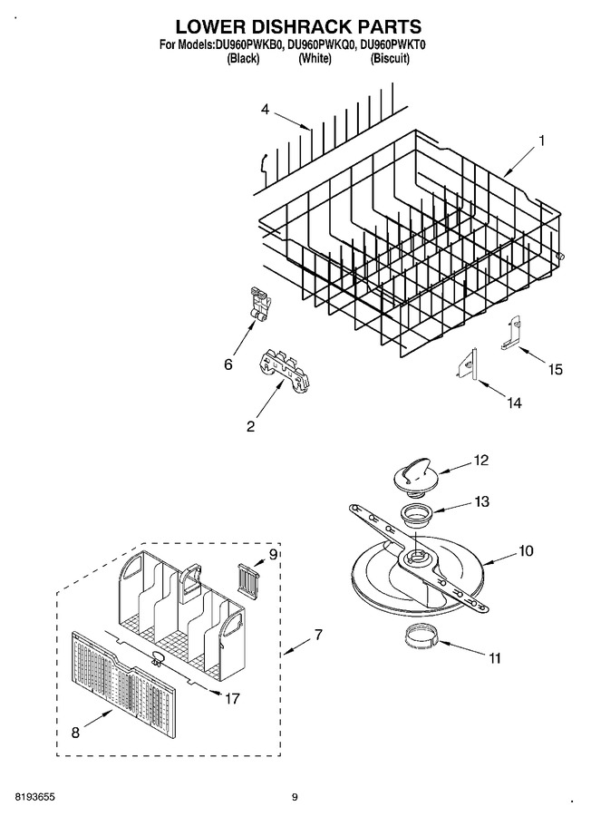 Diagram for DU960PWKQ0