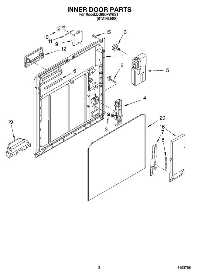 Diagram for DU960PWKS1