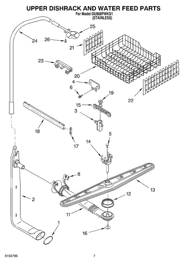 Diagram for DU960PWKS1