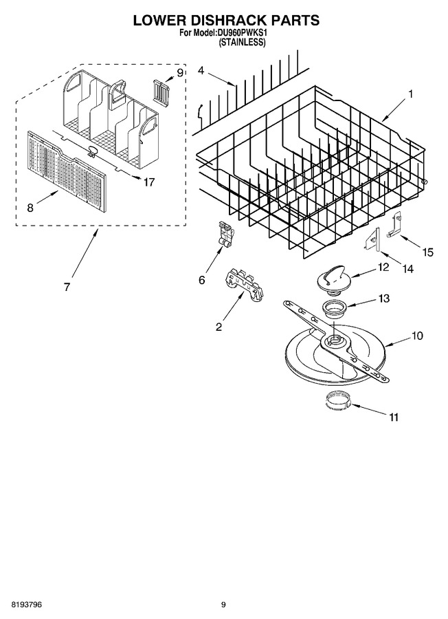 Diagram for DU960PWKS1